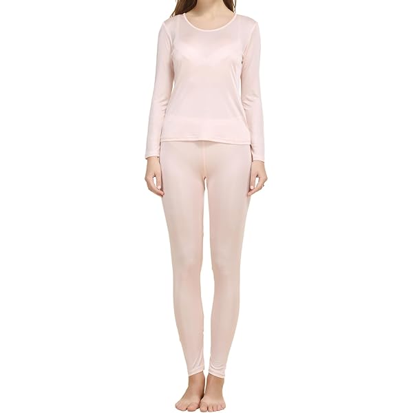 Thermals For Women Reyox Women's Silk Long Underwear Thermal