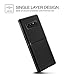 Galaxy Note 8 Case, Ultra Slim Thin Fit Protective Armor Defender TPU Cover Flexible Lightweight Anti-Slip Bumper for Samsung Galaxy Note 8 (2017) by Lumion (Pro-fit - Black)