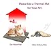 MARUNDA Self Warming Cat and Dog Bed, Super Soft Crate Blanket, Thermal Heating Pad Mat (Green, S - 22