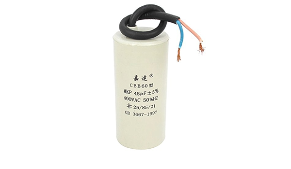 CBB60 AC 400V 45uF cilíndrico no polar condensador del motor ...