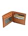 Slim Bifold Wallet - Men US Dollar Bill Wallet Leather (Light Brown)