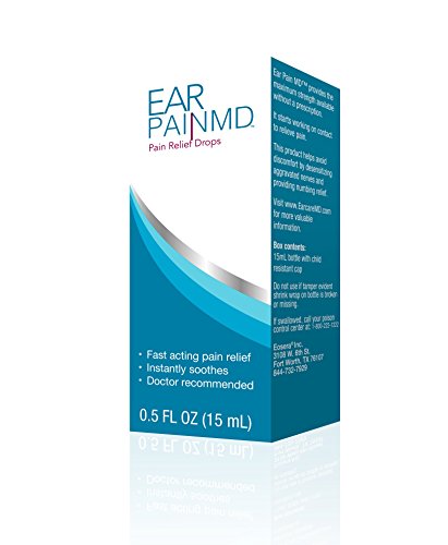 Ear Pain MD, Ear Pain Relief Drops, Earache Drops, Fast Pain Relief
