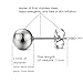LIEBLICH 316L Surgical Stainless Steel Round Bead Ball Stud Earrings Set 6 Pairs 3mm-8mm (Silver)
