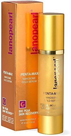 Lanopearl Penta-Max Nanosome Gold Serum 50 ml. [Get Free Tester Facial Mask]