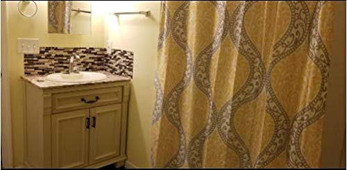 Yipscazo Peel and Stick Backsplash Tile for Kitchen, Anti-Mold Wall Tile in Beige (10 Sheets 10"x10")
