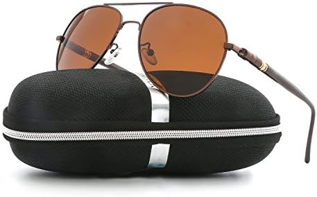 Aviator Sunglasses for Men Women Polarized VOPOLAR Metal Frame UV400 Protection