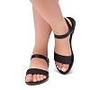 Shoe-Land-Keetton-Womens-Open-Toes-One-Band-Ankle-Strap-Flat-Sandals
