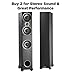 Polk Audio Monitor 60 Series II Floorstanding Speaker – Bestseller for Home Audio | Big Sound, | Affordable Price | 1 (1-inch) Tweeter and 3 (5.25-inch) Woofers | Black, Singlethumb 4