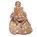 Gunapod Sleep Sack Girl Fleece Wearable Blanket Baby Sleeping Bag 18-24 Months, Grey/Multi Dots