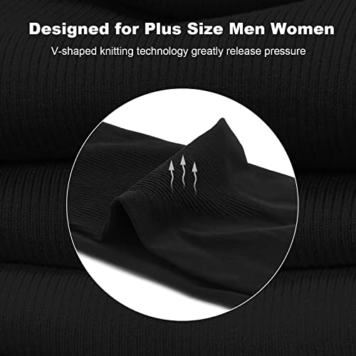 VELISDE Plus Size Arm Sleeves 2-Pair Pack - UV Sun Protection Cooling Ice Silk Sleeves For Men & Women
