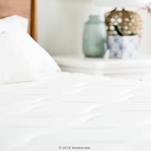 WEEKENDER 10 Inch Hybrid Mattress - Memory Foam and Motion Isolating Springs - Medium-Firm - 10 Year U.S. Warranty - Queen