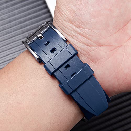 BINLUN Quick Release Silicone Watch Strap Rubber Watch Straps 18mm 19mm 20mm 21mm 22mm 24mm Sports Replacement Wristbands for Smartwatches for Men and Women with 11 Colours