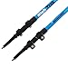 High Trek Trekking Poles - 2-pc Pack Adjustable Hiking or Walking Sticks - Strong, Lightweight Aluminum 7075 - Quick Adjust Flip-Lock - Cork Grip, Padded Strap