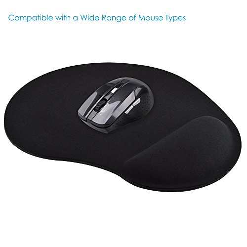 image for Ktrio Gel Mouse Pad with Wrist Rest, Mousepad with Wrist Support Wrist