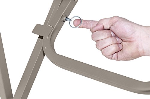 ZOWN Commercial 300 lb. Use Rate Cocktail Heavy Duty Blow Mold Banquet Folding Table, Brown