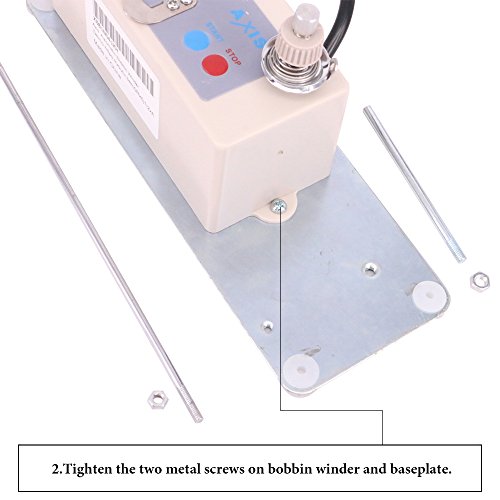 Axis Automatic Bobbin Winder Electric for Juki Brother Janome Singer Bernina Babylock Embroidery