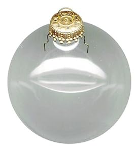 Amazon.com: Clear Glass Christmas Ornaments Are Expertly Crafted And