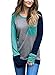 Dokotoo Womens Fashion Amazon Loose Casual Ladies Long Sleeve Crewneck Color Block Tunic Sweatshirt Pullover Blouse Tops T Shirt Grey Small