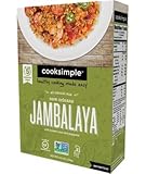 cooksimple All Natural Mix New Orleans Jambalaya with Brown Rice and Peppers (6 Pack)