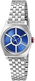 Nixon Women's 'Small Time Teller SW, R2D2 Blue' Quartz Stainless Steel Casual Watch (Model: A399SW-2403-00)