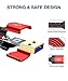 JSAUX USB 3.0 A to A Male Cable 2 Pack(3.3ft+6.6ft) USB Male to Male Cable Double End USB Cord Compatible with Hard Drive Enclosures, DVD Player, Laptop Cooler and More (Red)