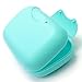 Plastic Soap Case Holder Container Box Home Outdoor Hiking Camping Travel Blue (Blue)