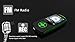 CFZC HiFi 16GB Bluetooth MP3 Player&50 Hours Playback Portable Music Player Lossless Sound Media Player (Supports up to 64GB)-Red