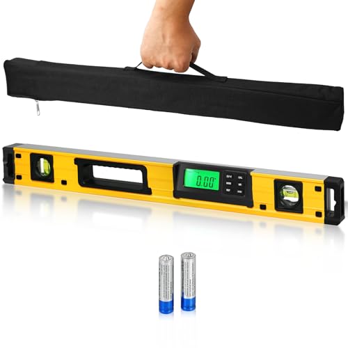 24 Inch Smart Digital Level, LCD Screen Magnetic Electronic Level Tool