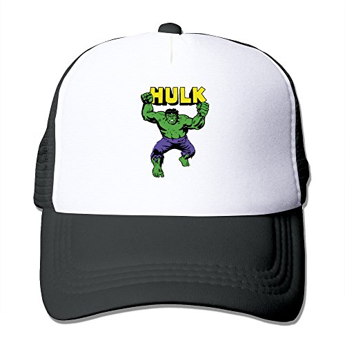 ALLHA The Hulk Incredible Movie Costume Baseball Hat Mesh Adjustable Adjustable Cap Black
