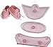 Joinor 3Pcs/set Baby Shoes Booties DIY Cake Decorating Tools Baby Shower Fondant Mold