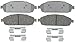 ACDelco Silver 14D1080CH (19285988) Ceramic Front Disc Brake Pad Set with Hardware