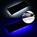 KZKR LED Aquarium Hood Lighting Fish Tank Light Blue and White Light 12-18 inch