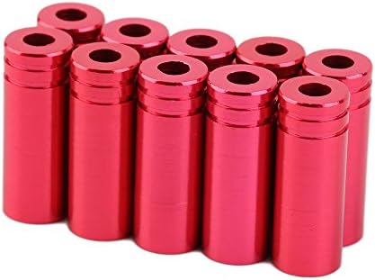Gold Happy 10Pcs Bicycle Brake Shift Inner Cable End Caps Bike Brake Derailleur Cable Tips Wire End Cap Cycling Crimps CoreInner Ferruless