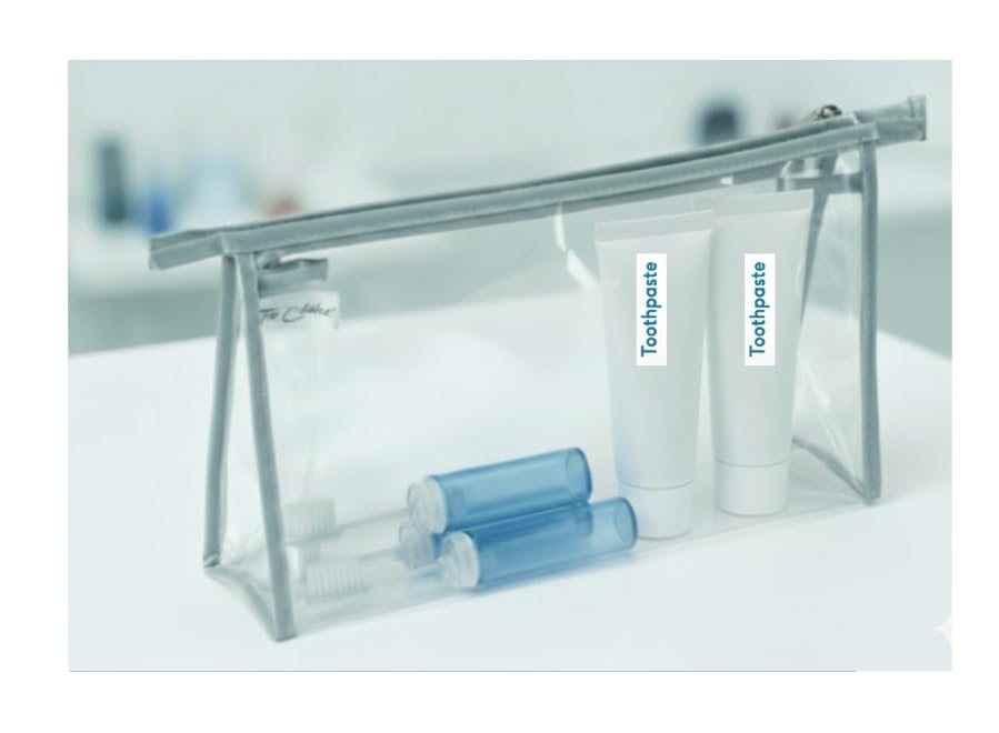 Sanitral Oral Care Travel Set- Repair & Protect Toothpaste 15ml (Pack of 2) and 3 Travel Toothbrushes Fold Up Foldable Toothbrush