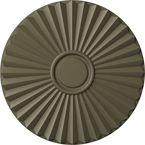 Ekena Millwork CM20SHSSF Shakuras Ceiling Medallion, Spartan Stone