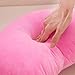 EA-STONE 30cm Multi-Colored Heart Shape Decorative Throw Pillow,Soft PP Cotton Cushion Stuffed Plush Toy for Sofa Office Home Decor Best Gift for Woman Girl (Pink)
