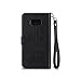 IZENGATE Wallet Case Designed for Samsung Galaxy S8 Plus - PU Leather Flip Cover Folio with Stand (Black)
