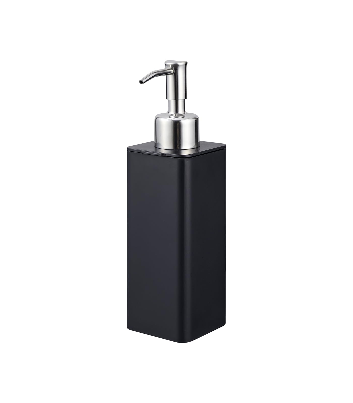 Yamazaki 4830 TOWER Dispenser Slim, black, ABS Resin, Minimalist, 5.5 x 7 x 19.5 cm