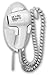 Andis 1600-Watt Quiet Wall Mounted HangUp Hair Dryer, White (30970)