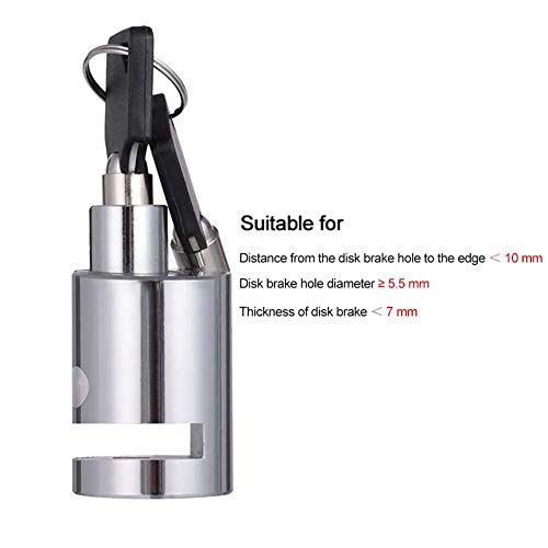 image for Yopoon Disc Lock - Anti-Theft Bicycle Disc Brake Lock, Waterproof Port