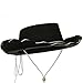 Jacobson Hat Company Stitched Child Felt Straw Cowboy Hat - Black One-Size W21S21F
