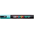 Posca uni-ball 186567 Marker with Fine Bullet Tip, 0.9-1.3 mm Line Width, Aqua Green