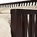 Mission Complete Wood Daybed with Link Spring and Trundle Bed Pop-Up Frame, Espresso Finish, Twin