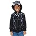Marvel Avengers Black Panther Boys' Zip-Up Costume Hoodie, Purple (6)