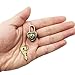 Mmei Pack of 10 Old Vintage Antique Style Heart Shaped Mini Padlocks Key Lock for Jewelry Findings Arts Crafts Sewing