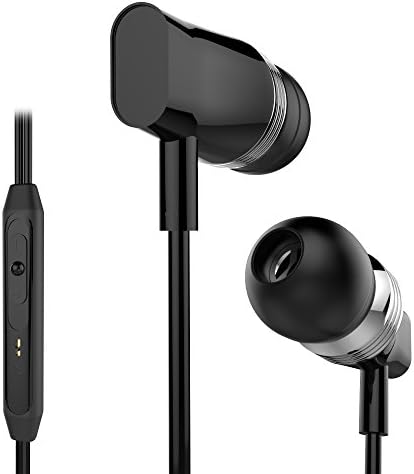 OUCOMI In Ear Earphones with Microphones Black