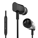 OUCOMI In Ear Earphones with Microphones Black