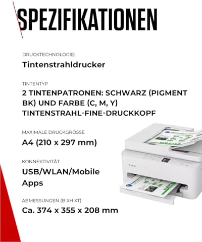 PIXMA TS7550i WLAN-Multifunktions-Tintenstrahldrucker, Farbdruck, ADF