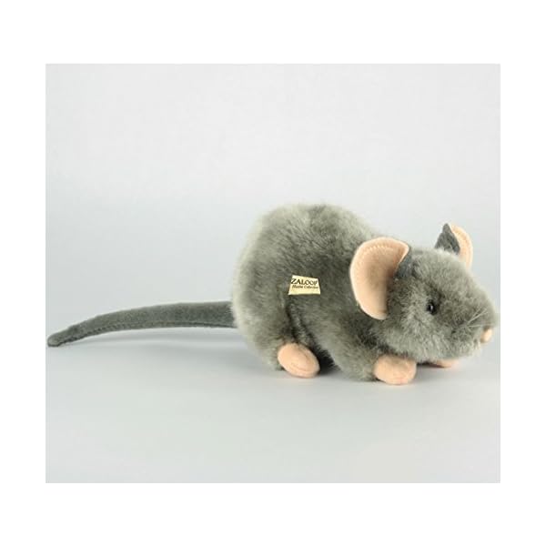 Zaloop Maus grau ca. 17 cm Plüschtier Kuscheltier Stofftier Plüschmaus 45 – Bild 4