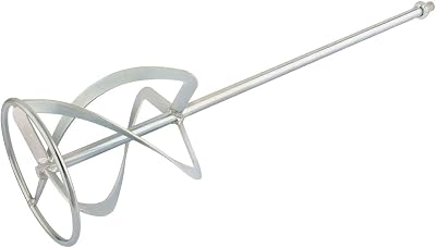 Draper 16208 M14 Triple Blade Plaster Paddle Mixer 160mm x 600mm Blue